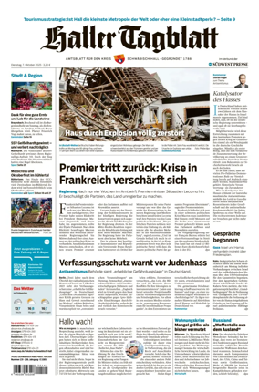 Cover of Haller Tagblatt