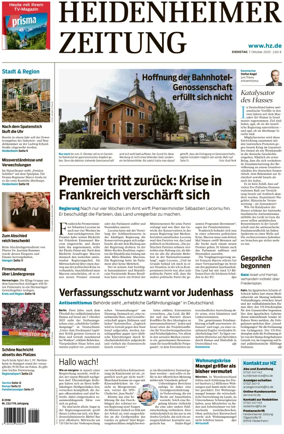 Cover of Heidenheimer Zeitung