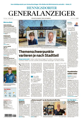 Cover of Hennigsdorfer Generalanzeiger