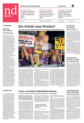 Cover of Neues Deutschland