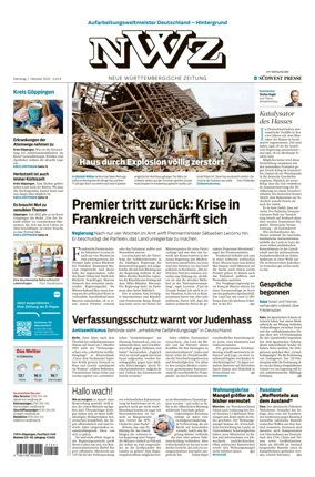Cover of NWZ  (Göppinger Kreisnachrichten)