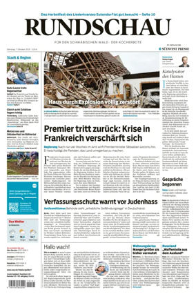 Cover of Rundschau für den Schwäbischen Wald – Der Kocherbote