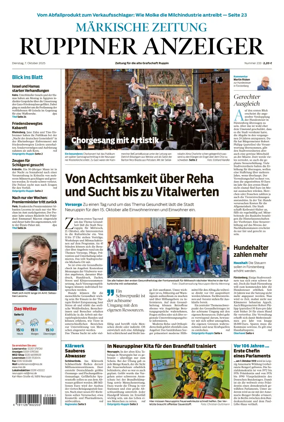 Cover of Ruppiner Anzeiger