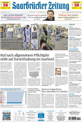 Cover of Saarbruecker Zeitung