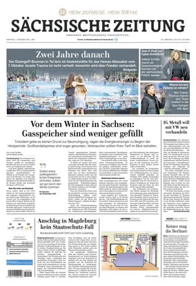 Cover of Sächsische Zeitung  (Dresden)