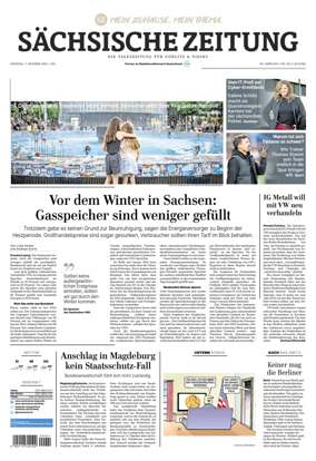 Cover of Sächsische Zeitung  (Görlitz)