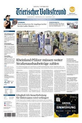 Cover of Trierischer Volksfreund