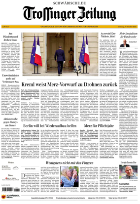 Cover of Trossinger Zeitung