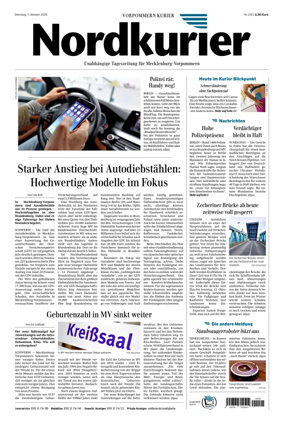Cover of Vorpommern Kurier (Anklam)