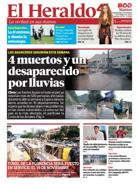 Cover of Diario El Heraldo