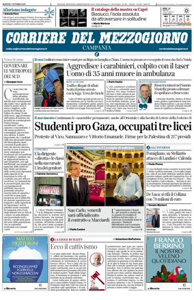 Cover of Corriere del Mezzogiorno (Campania)