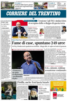 Cover of Corriere del Trentino