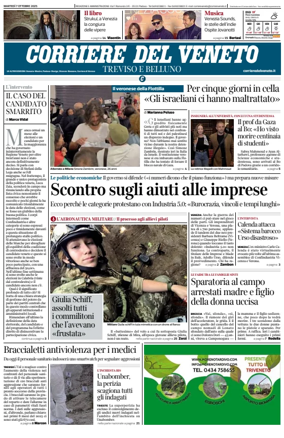 Cover of Corriere del Veneto (Treviso e Belluno)