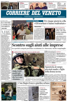 Cover of Corriere del Veneto (Vicenza e Bassano)