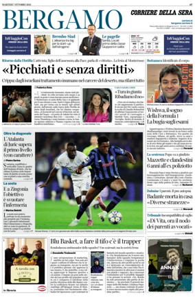 Cover of Corriere della Sera (Bergamo)