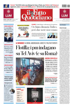 Cover of Il Fatto Quotidiano