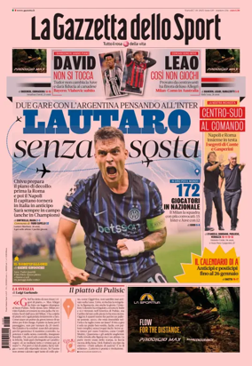 Cover of La Gazzetta dello Sport - Romana