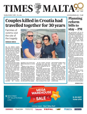 Cover of Times of Malta
