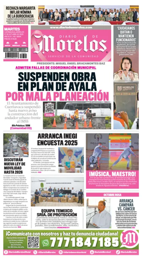 Cover of Diario de Morelos