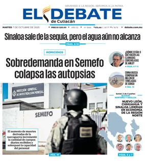 Cover of El Debate de Culiacán