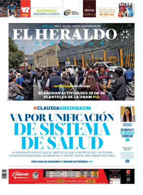 Cover of El Heraldo de Mexico
