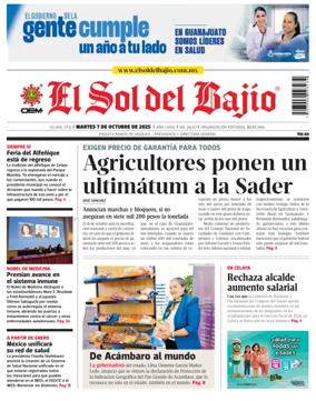 Cover of El Sol de Bajío