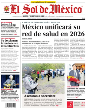 Cover of El Sol de Mexico