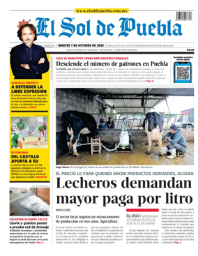 Cover of El Sol de Puebla