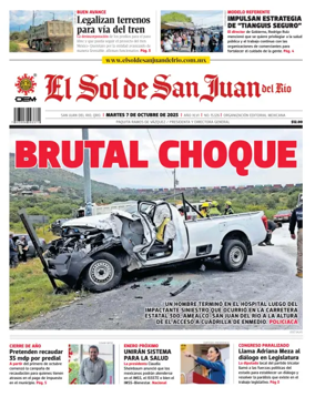 Cover of El Sol de San Juan del Río