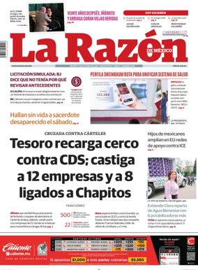 Cover of La Razón de México