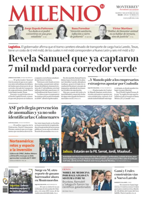 Cover of Milenio Monterrey