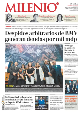 Cover of Milenio Puebla