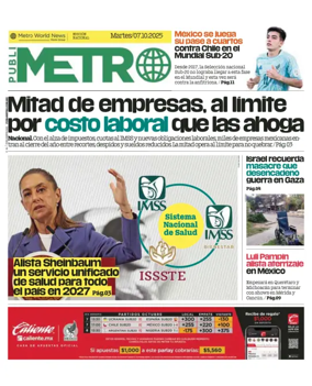 Cover of Publimetro Guadalajara
