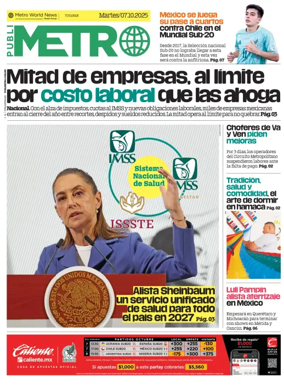 Cover of Publimetro Quintana Roo