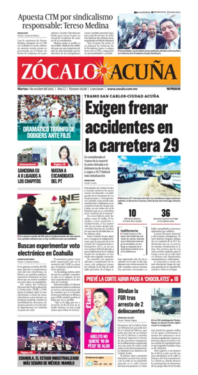 Cover of Zócalo Acuña