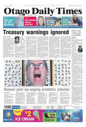 Cover of Otago Daily Times