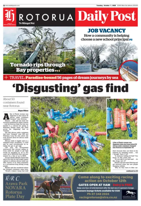Cover of Rotorua Daily Post
