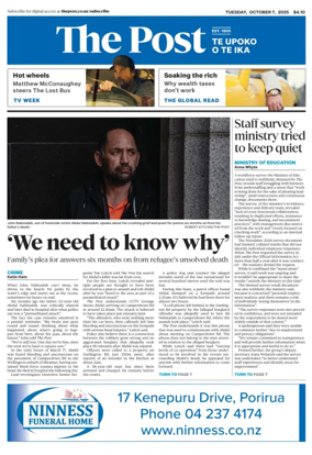 Cover of The Dominion Post