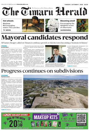 Cover of The Timaru Herald