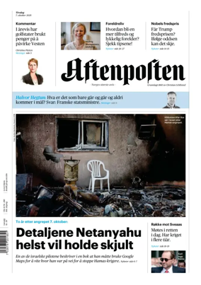 Cover of Aftenposten