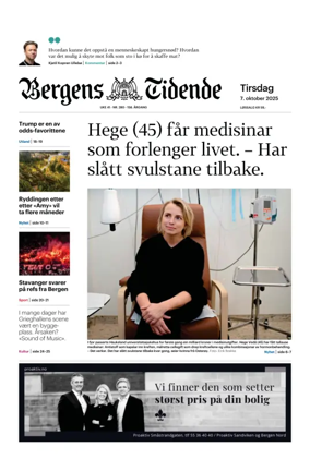 Cover of Bergens Tidende