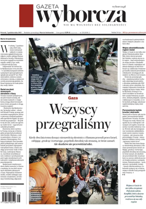 Cover of Gazeta Wyborcza