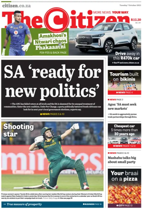 Cover of The Citizen (Gauteng)