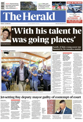 Cover of The Herald (South Africa)