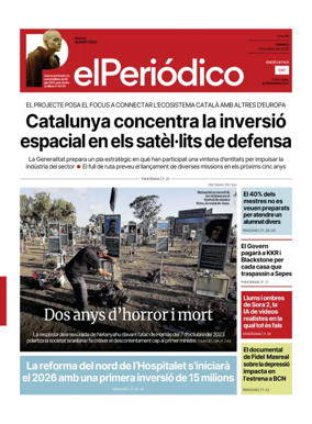Cover of El Periódico de Catalunya (Català)