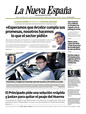 Cover of La Nueva España