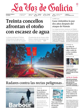 Cover of La Voz de Galicia (Carballo)