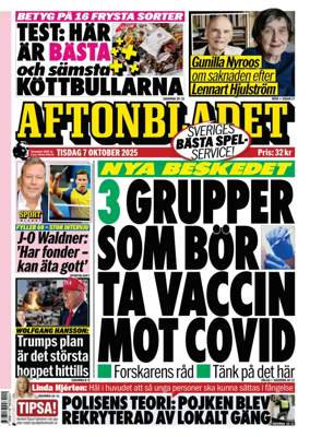 Cover of Aftonbladet