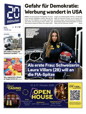 Cover of 20 Minuten - Bern
