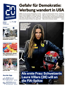 Cover of 20 Minuten - Zurich